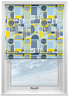 Carrie, Bluebell - Roman Blind